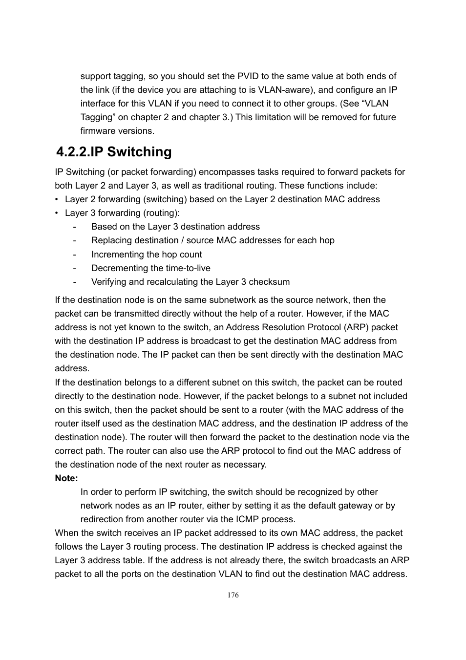 Ip switching | LevelOne GSW-2600TXM User Manual | Page 176 / 200
