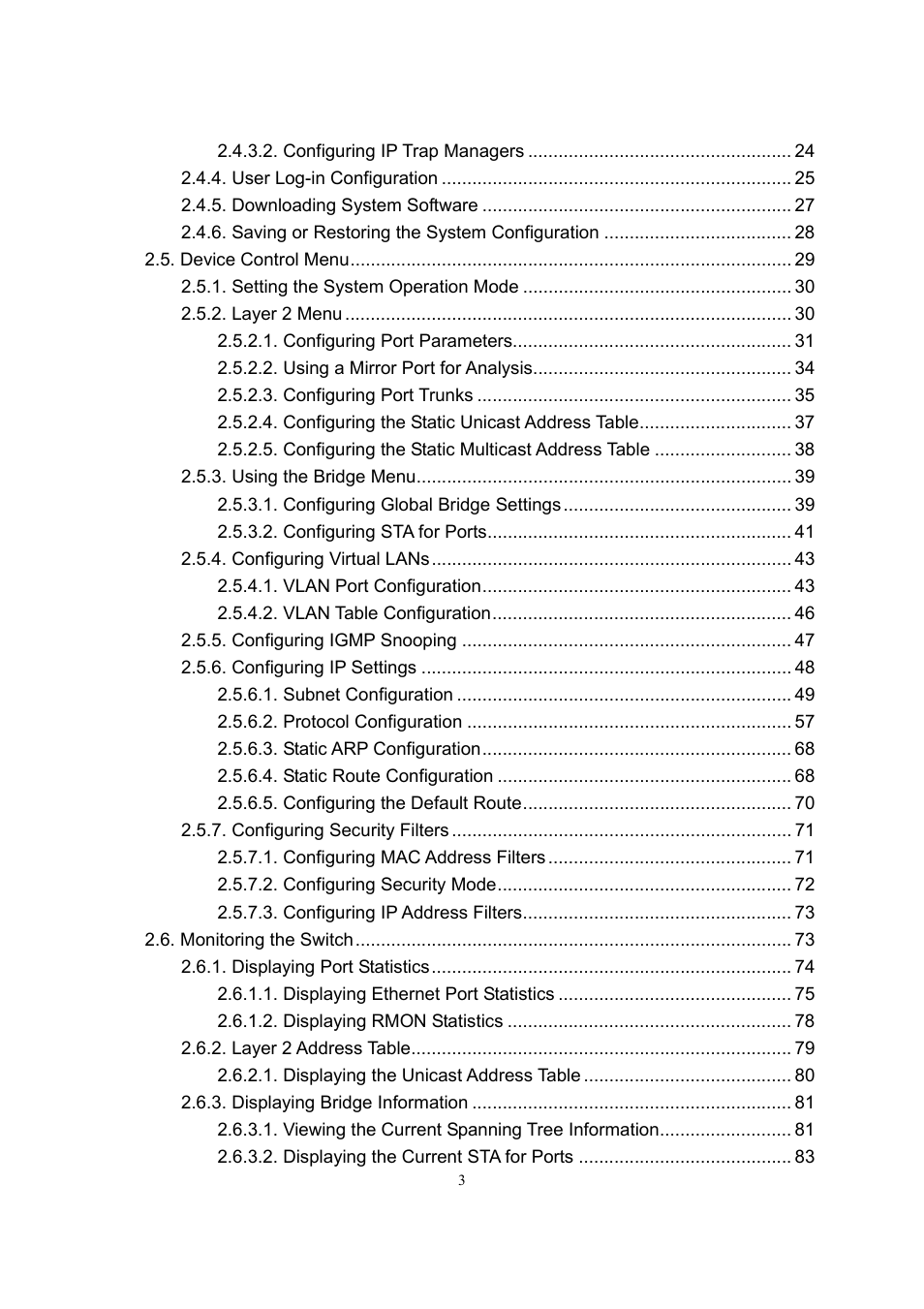 LevelOne GSW-2600TXM User Manual | Page 3 / 200