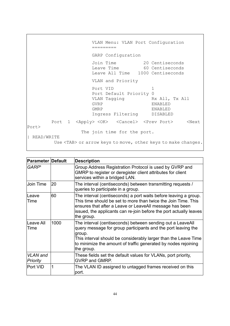 LevelOne GSW-2600TXM User Manual | Page 44 / 200