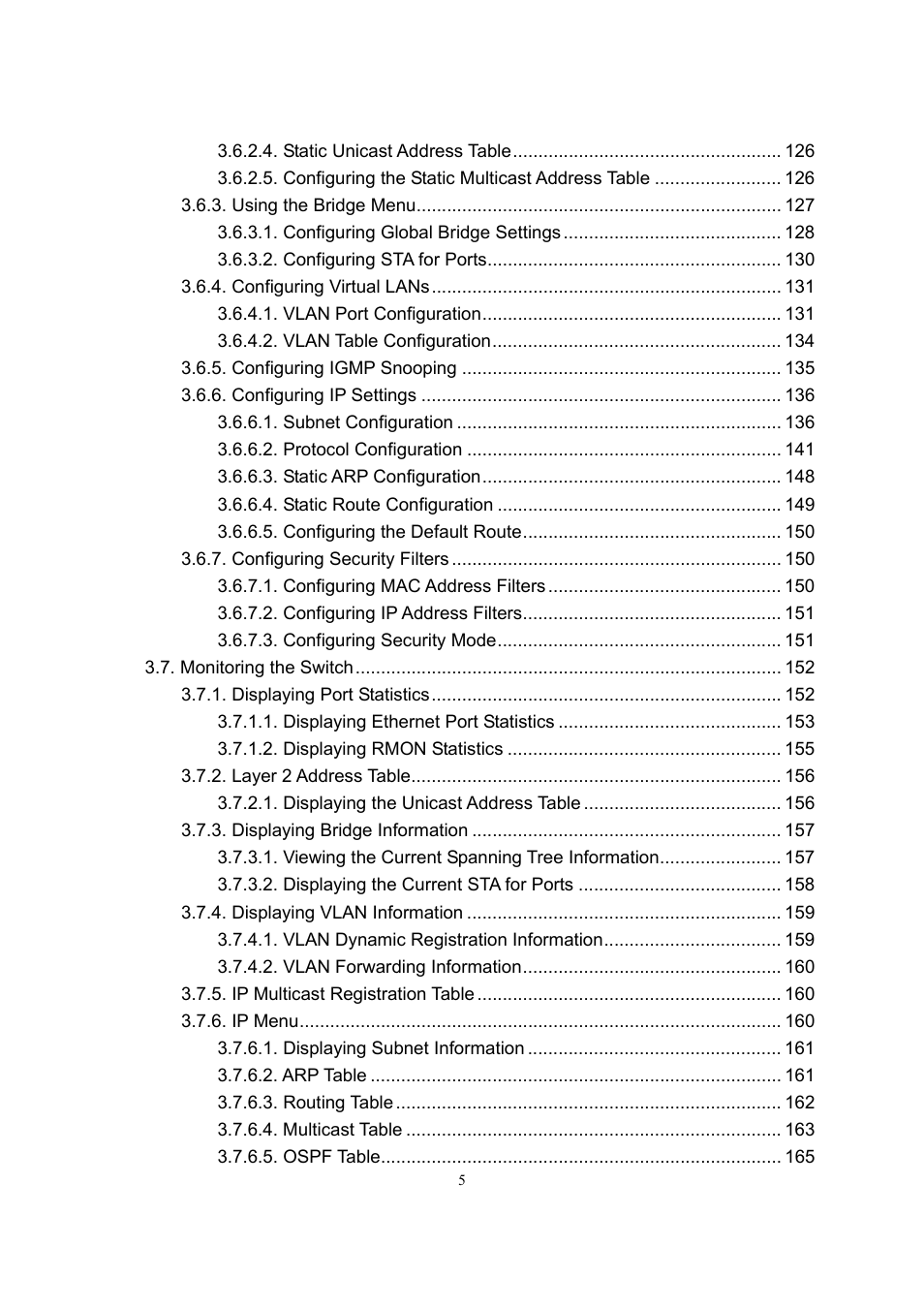 LevelOne GSW-2600TXM User Manual | Page 5 / 200