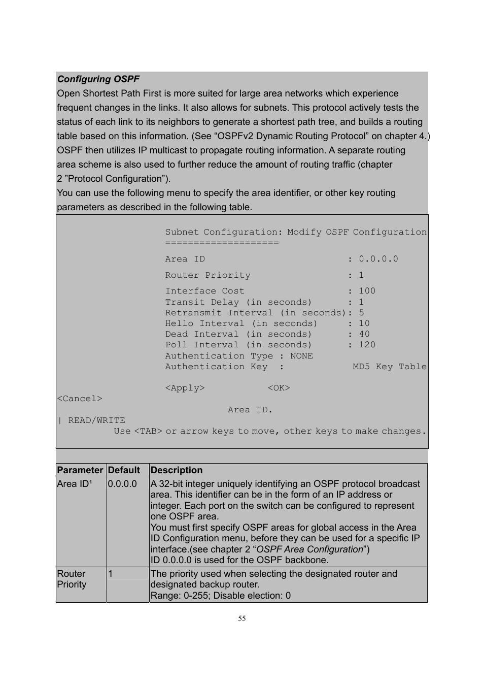 LevelOne GSW-2600TXM User Manual | Page 55 / 200