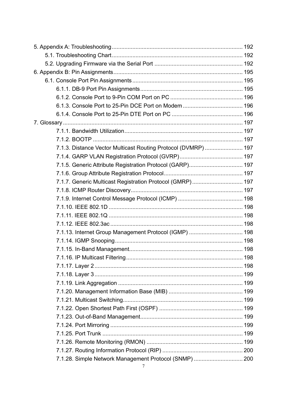 LevelOne GSW-2600TXM User Manual | Page 7 / 200