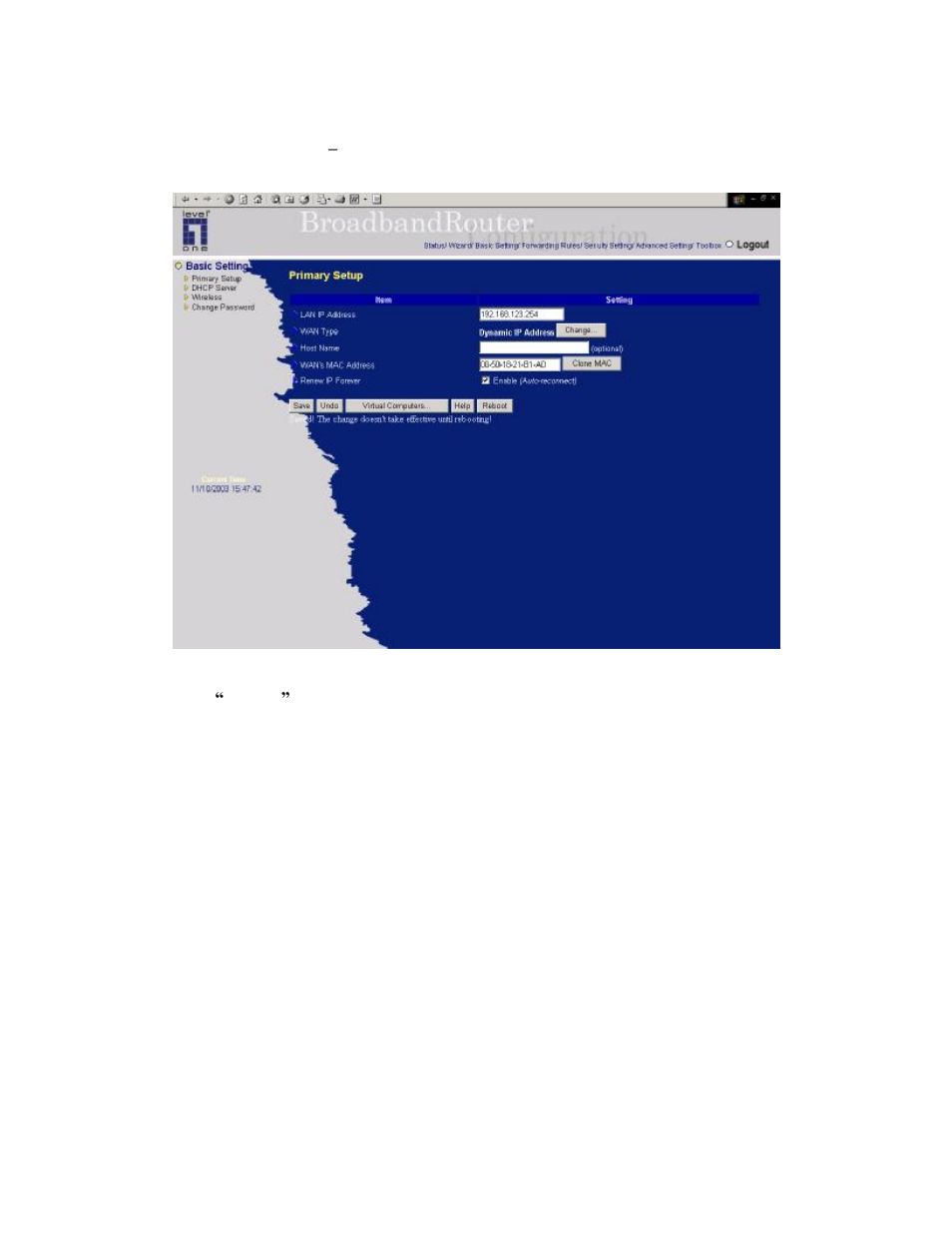 LevelOne WBR-3404TX User Manual | Page 22 / 89