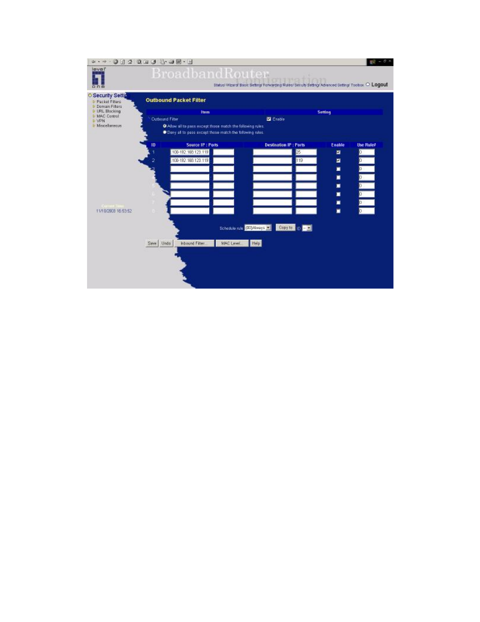 LevelOne WBR-3404TX User Manual | Page 41 / 89