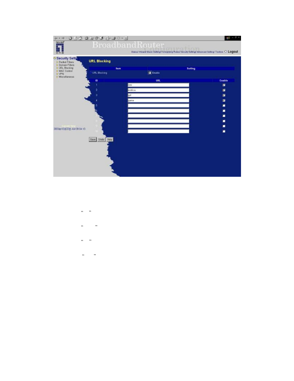 LevelOne WBR-3404TX User Manual | Page 45 / 89
