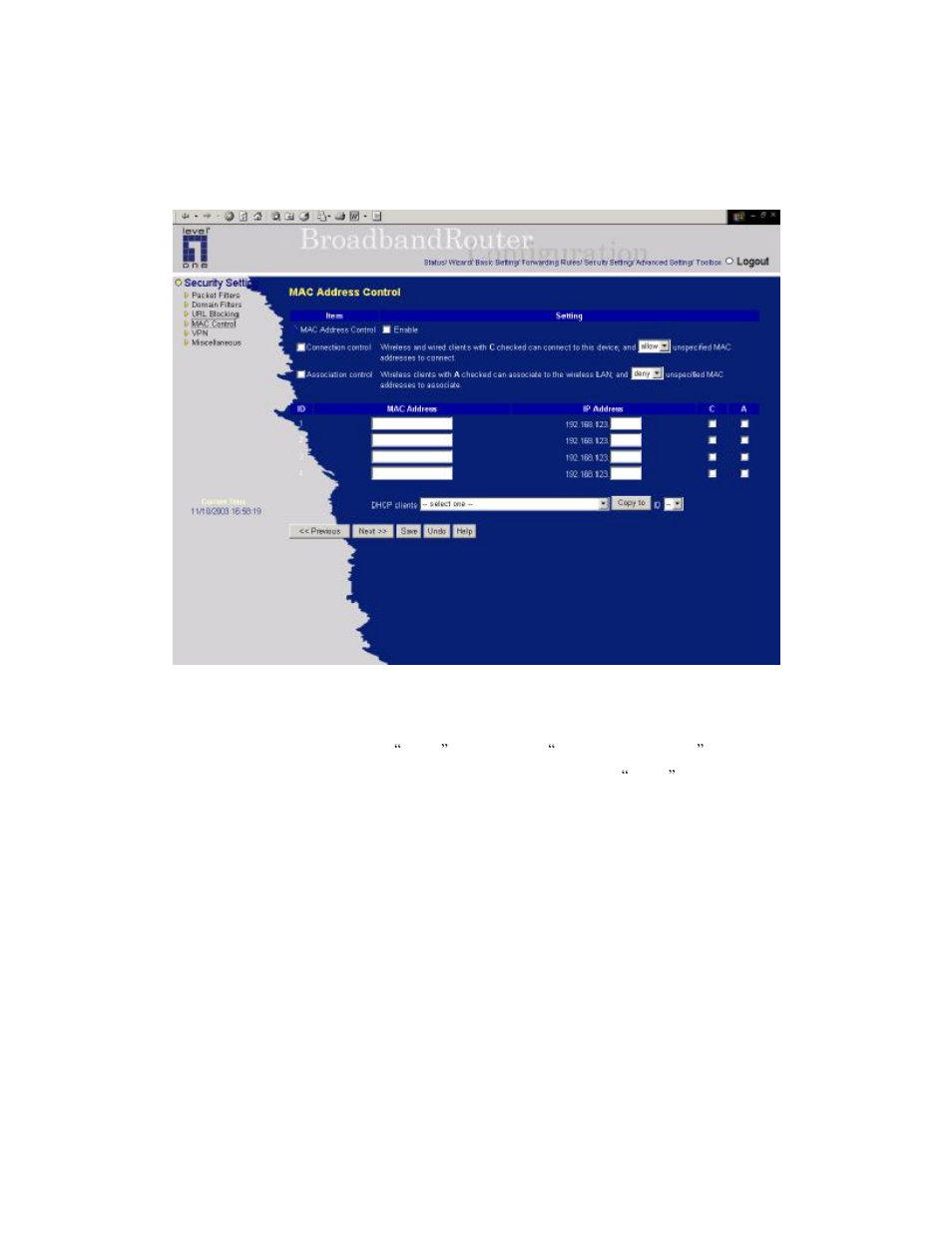 LevelOne WBR-3404TX User Manual | Page 46 / 89