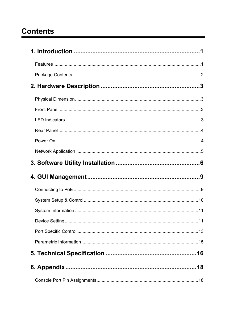 LevelOne MIDSPAN POH-0850TX User Manual | Page 2 / 21