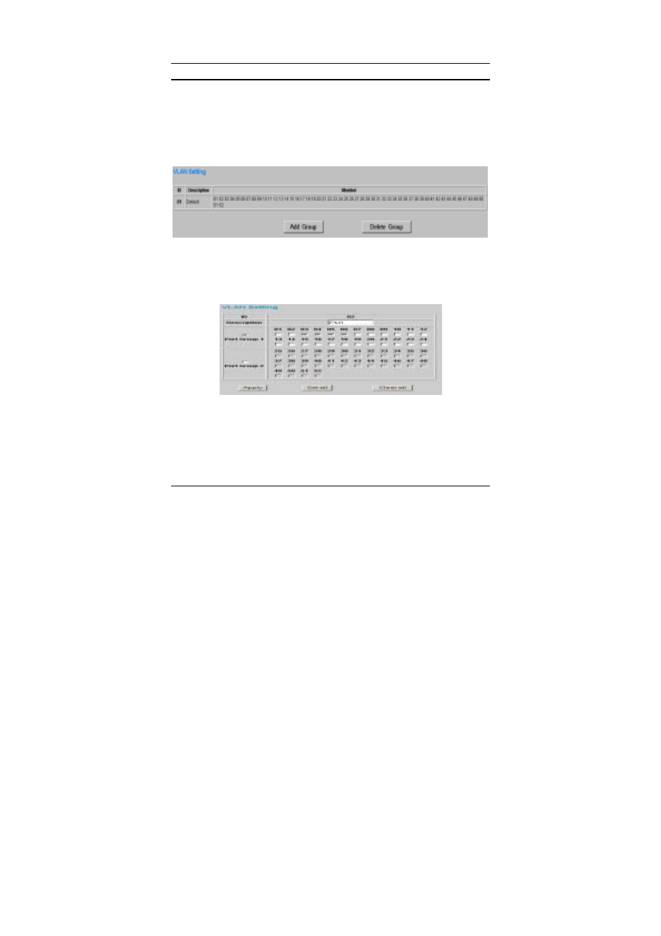 Vlan settings (virtual local area network) | LevelOne GSW-4870TGX User Manual | Page 37 / 46