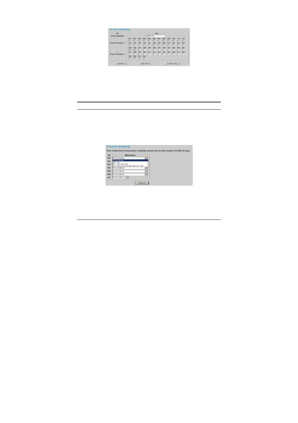 Trunk setting | LevelOne GSW-4870TGX User Manual | Page 38 / 46