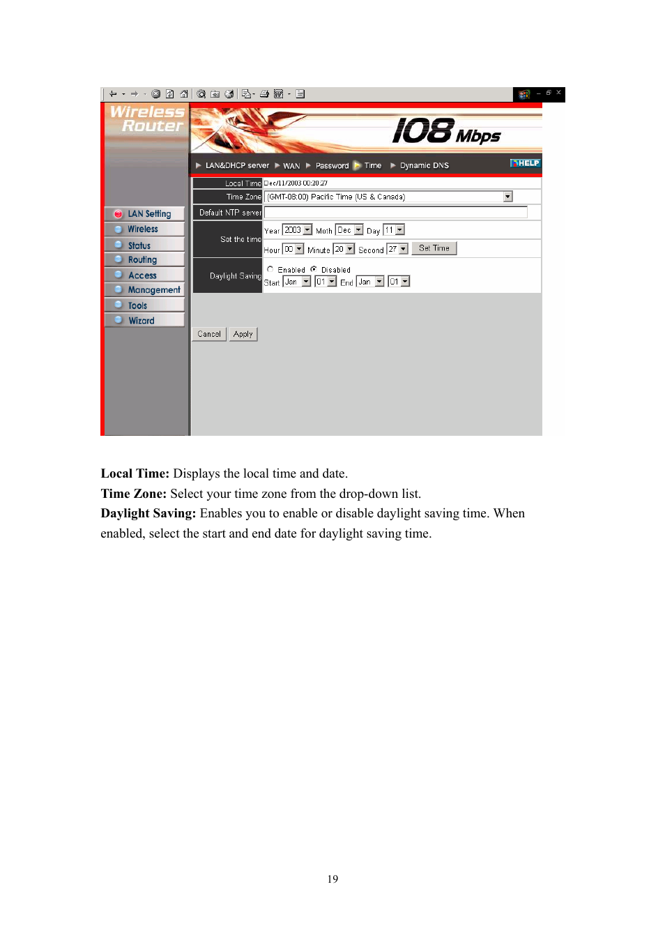 LevelOne WBR-3405TX User Manual | Page 19 / 56