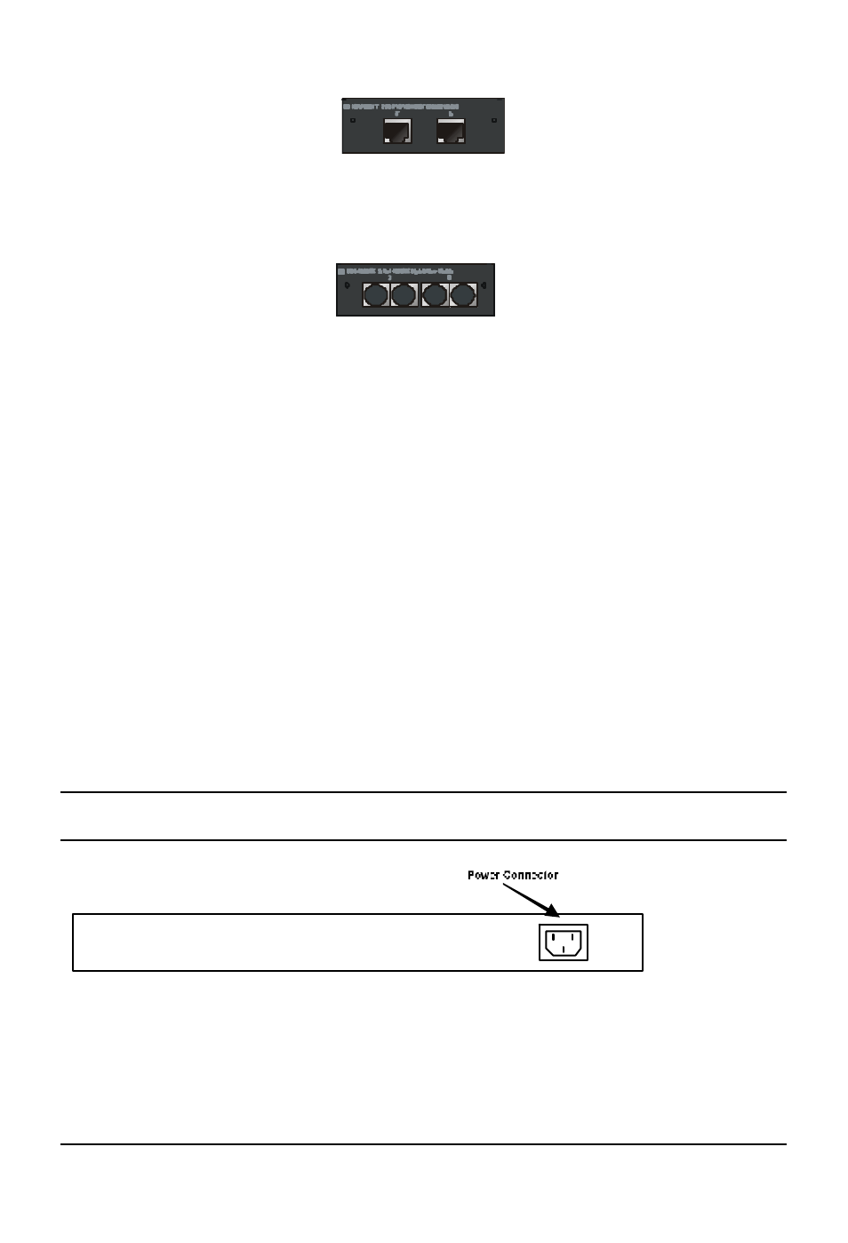 Rear panel | LevelOne GSW-2401TX User Manual | Page 10 / 40