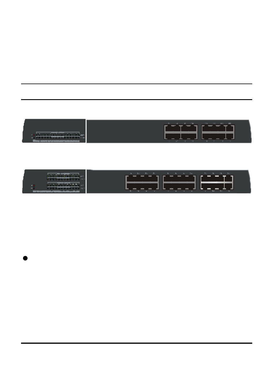 Front panel | LevelOne FSW-2409TFX User Manual | Page 16 / 26