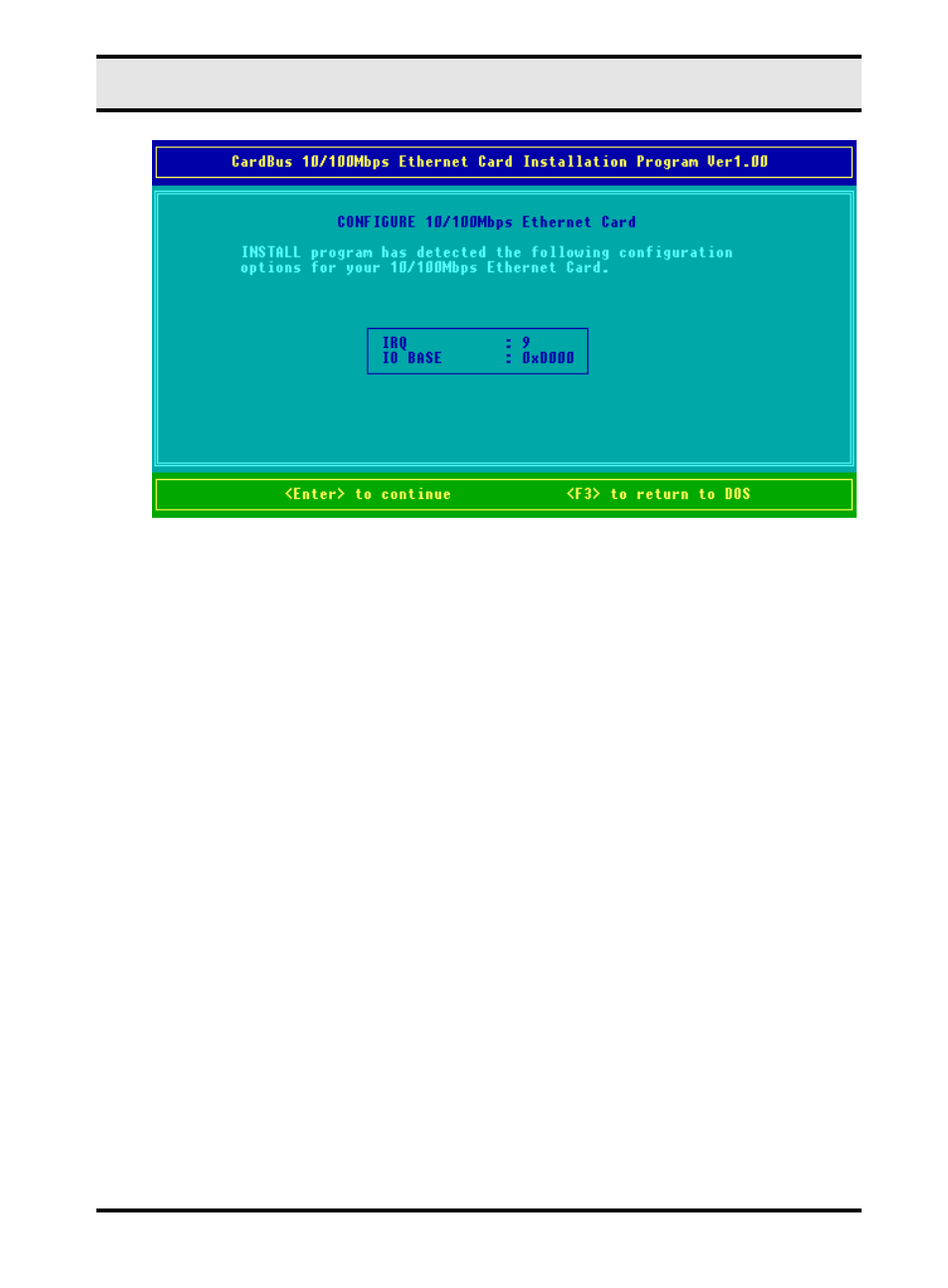 Manual installation, Enablers | LevelOne 10/100M 32bit Fast Ethernet PC card User Manual | Page 40 / 51