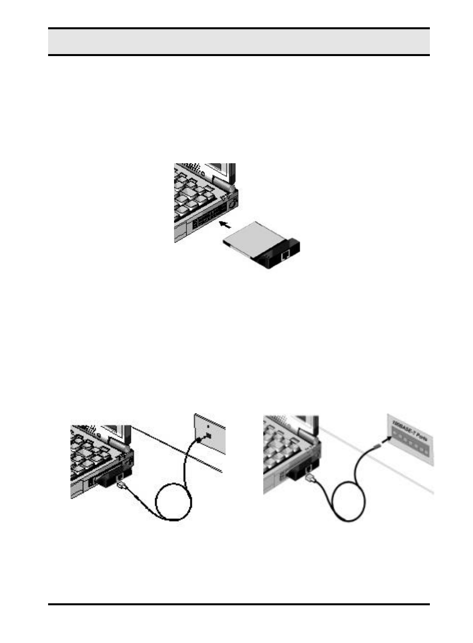 Connecting to a lan | LevelOne 10/100M 32bit Fast Ethernet PC card User Manual | Page 9 / 51