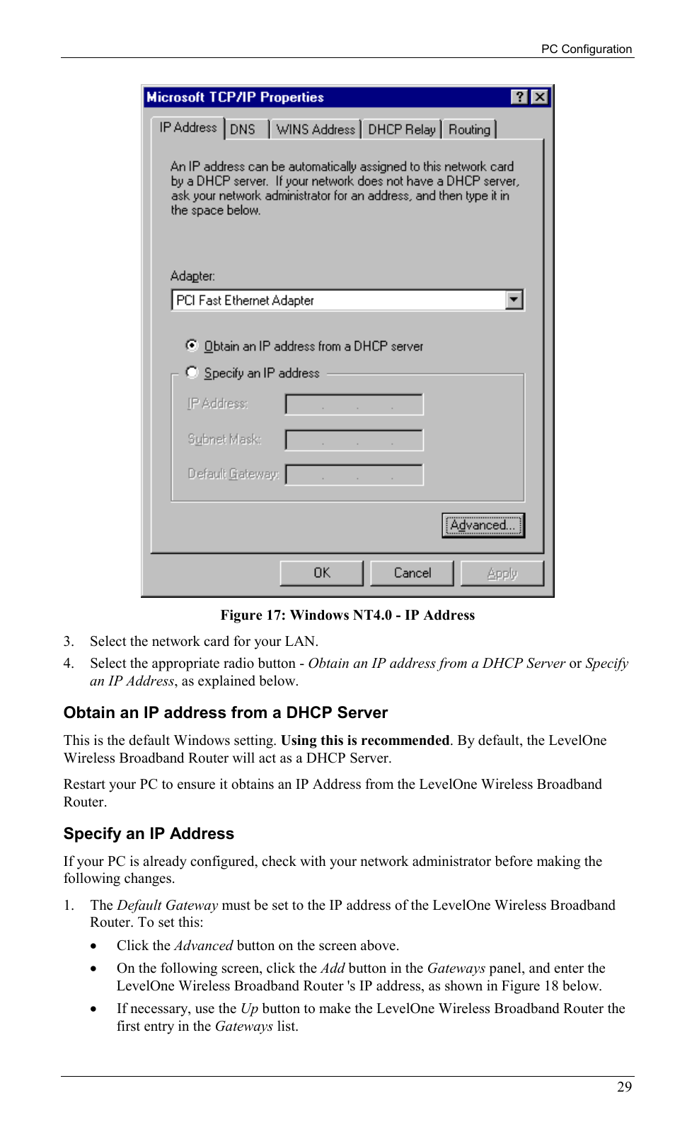 LevelOne WBR-1400TX User Manual | Page 32 / 109
