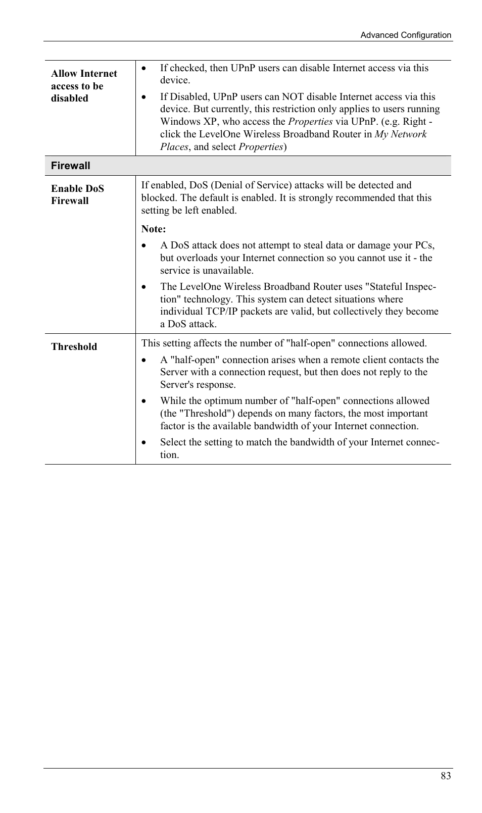 LevelOne WBR-1400TX User Manual | Page 86 / 109