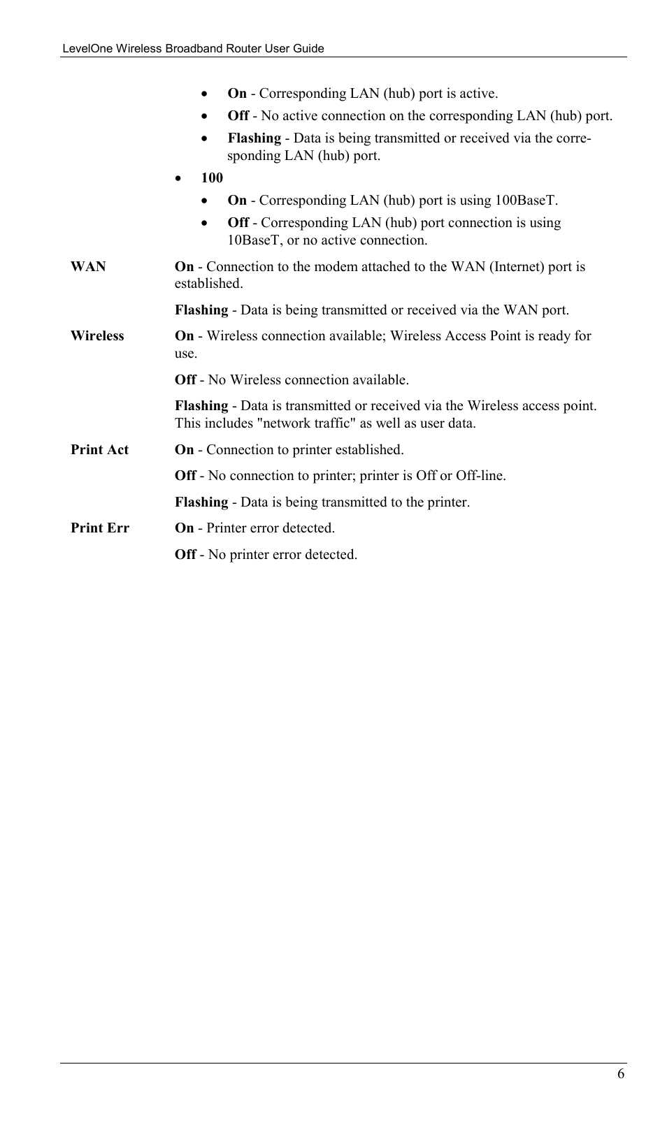 LevelOne WBR-1400TX User Manual | Page 9 / 109