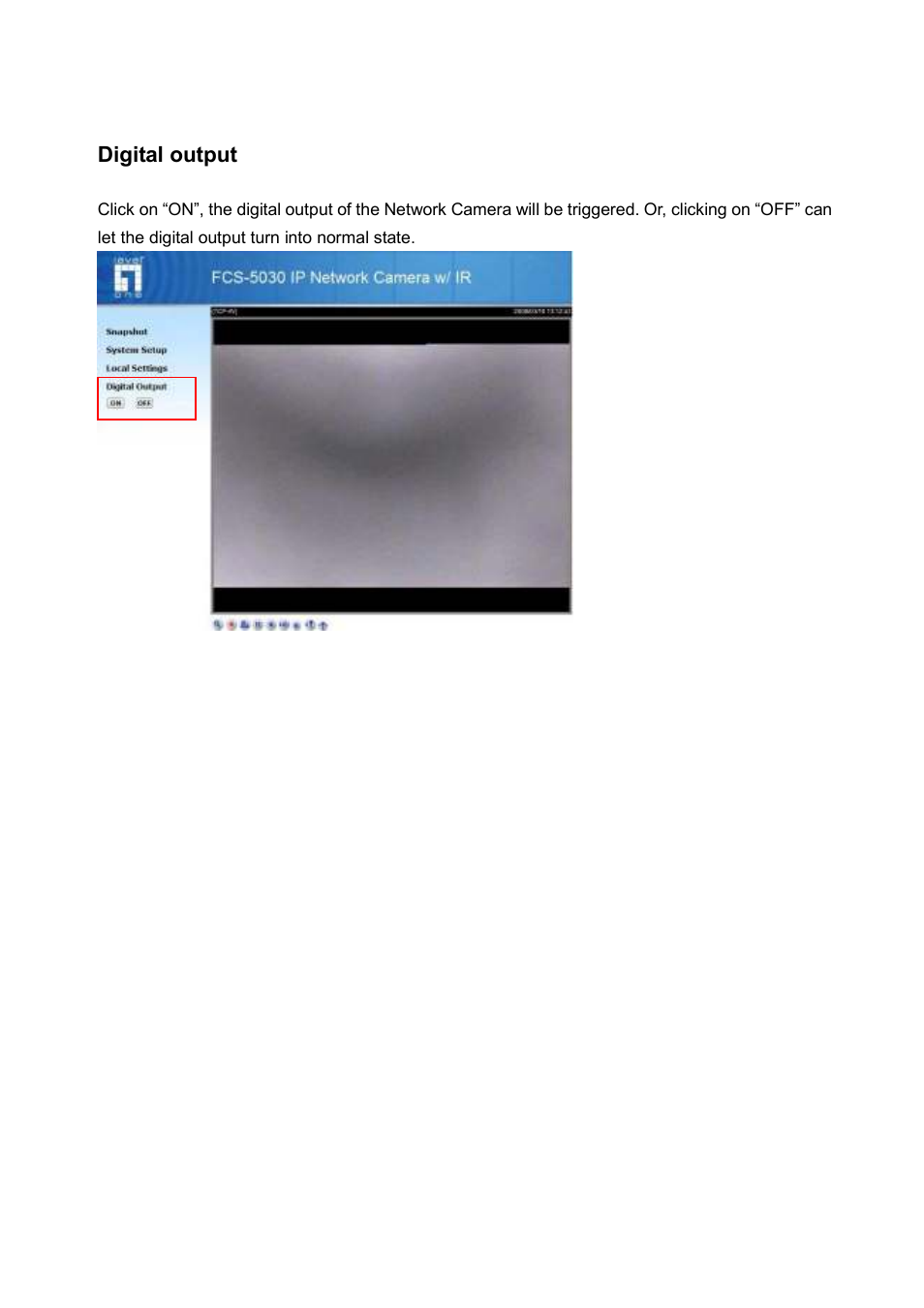 Digital output | LevelOne FCS-5030 User Manual | Page 38 / 114