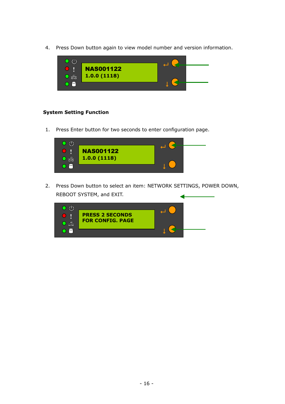 LevelOne 4-bay Sata NAS w/2 Gigabit Ethernet GNS-8000B User Manual | Page 16 / 135