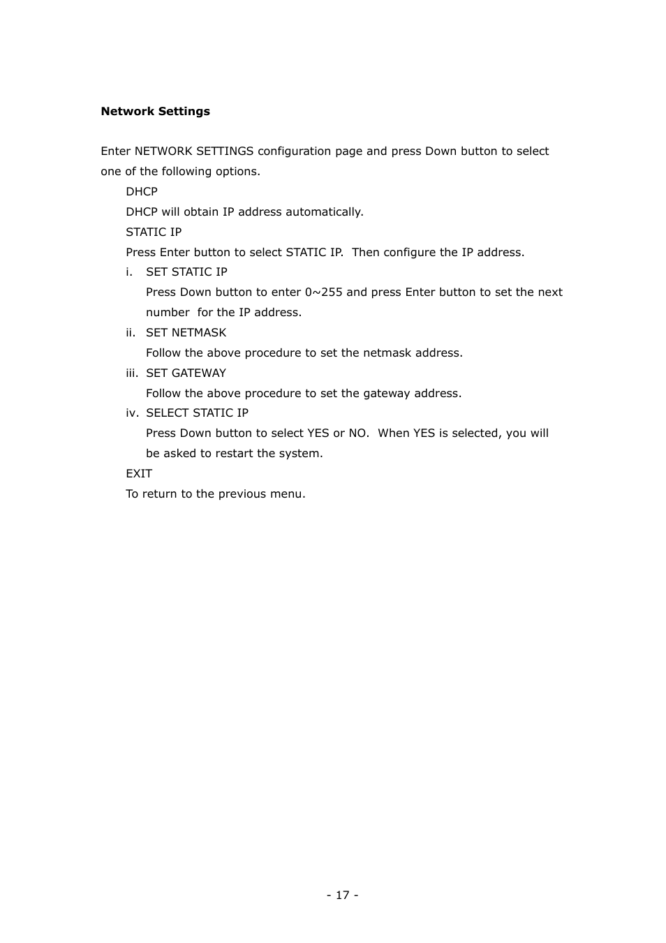 LevelOne 4-bay Sata NAS w/2 Gigabit Ethernet GNS-8000B User Manual | Page 17 / 135