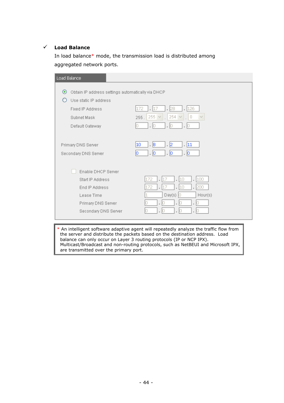 LevelOne 4-bay Sata NAS w/2 Gigabit Ethernet GNS-8000B User Manual | Page 44 / 135