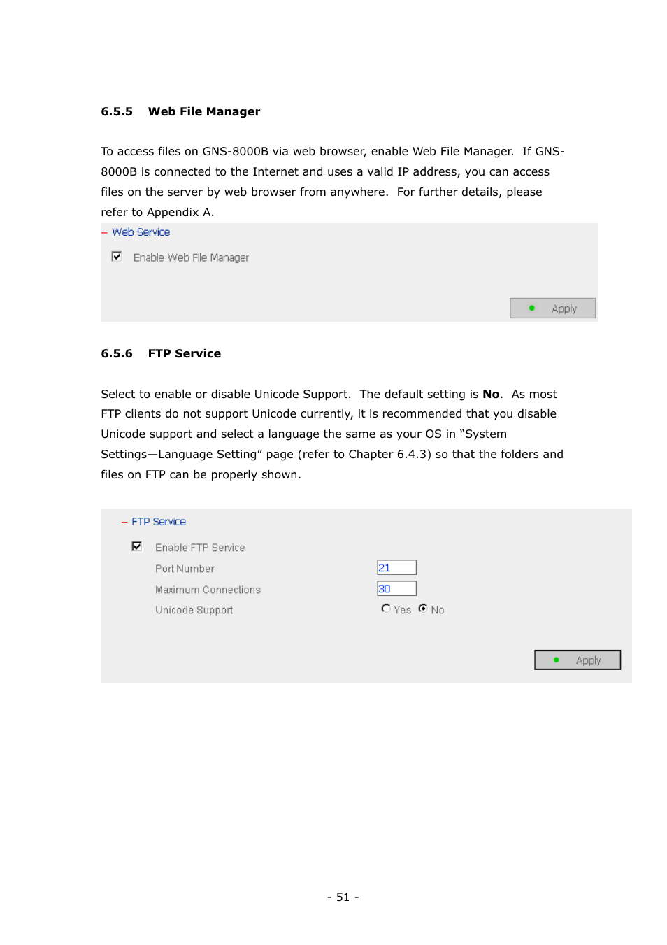 LevelOne 4-bay Sata NAS w/2 Gigabit Ethernet GNS-8000B User Manual | Page 51 / 135
