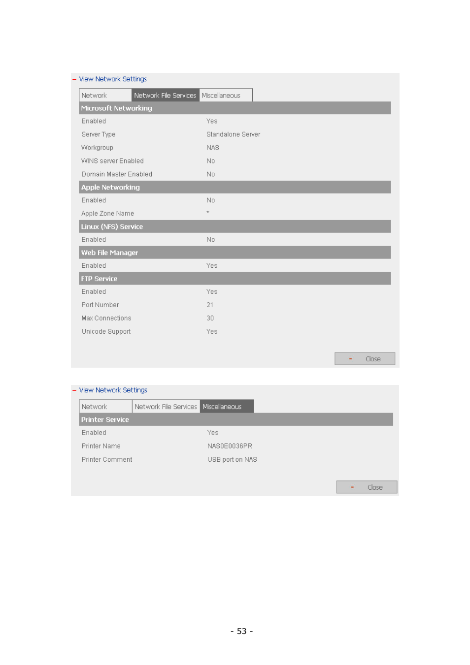 LevelOne 4-bay Sata NAS w/2 Gigabit Ethernet GNS-8000B User Manual | Page 53 / 135
