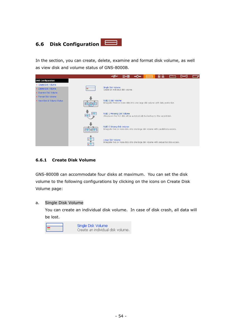 LevelOne 4-bay Sata NAS w/2 Gigabit Ethernet GNS-8000B User Manual | Page 54 / 135