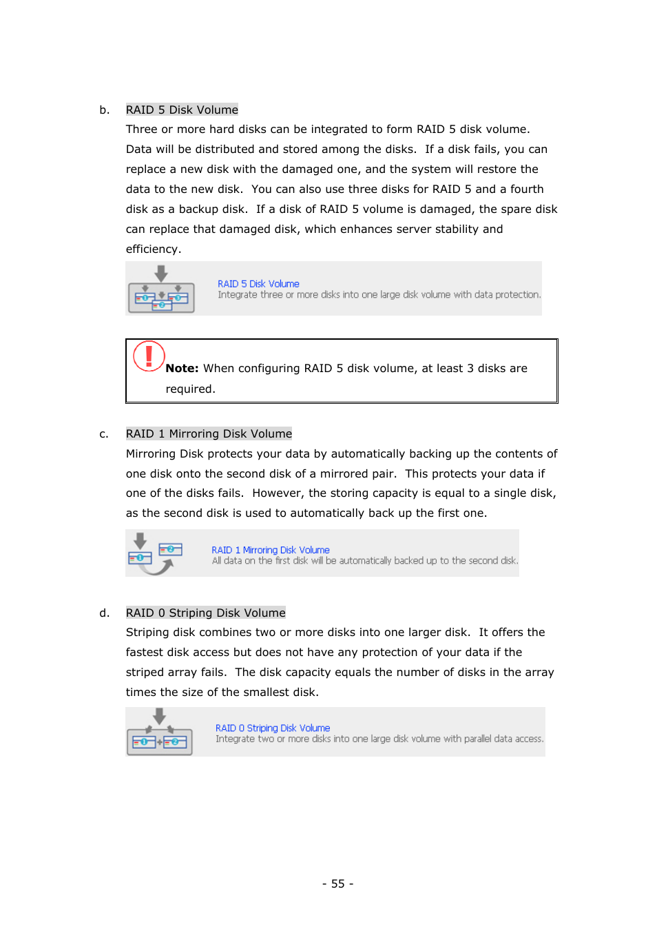 LevelOne 4-bay Sata NAS w/2 Gigabit Ethernet GNS-8000B User Manual | Page 55 / 135