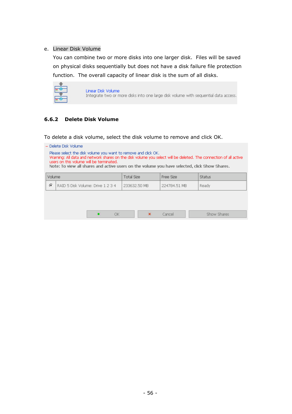 LevelOne 4-bay Sata NAS w/2 Gigabit Ethernet GNS-8000B User Manual | Page 56 / 135