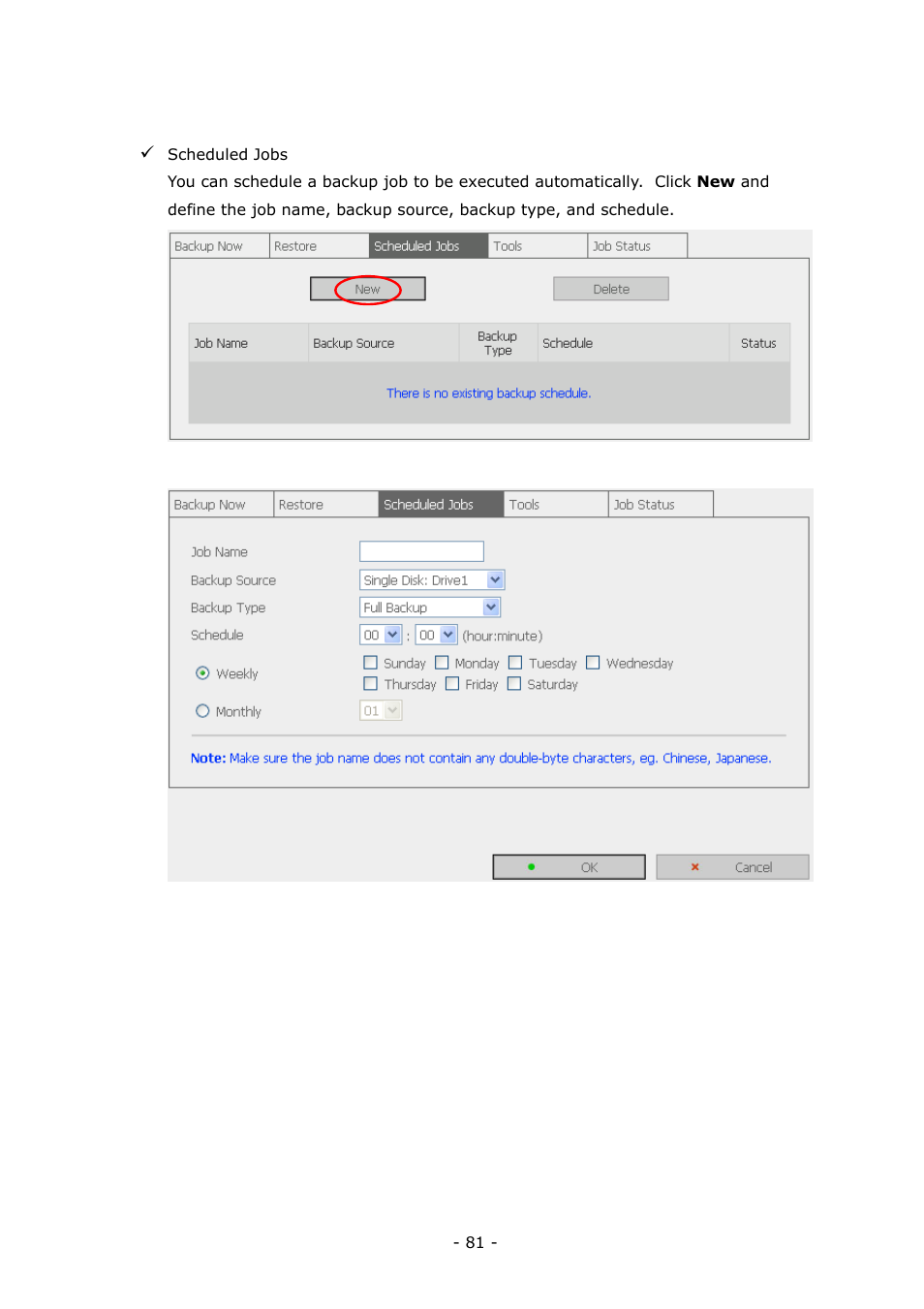 LevelOne 4-bay Sata NAS w/2 Gigabit Ethernet GNS-8000B User Manual | Page 81 / 135