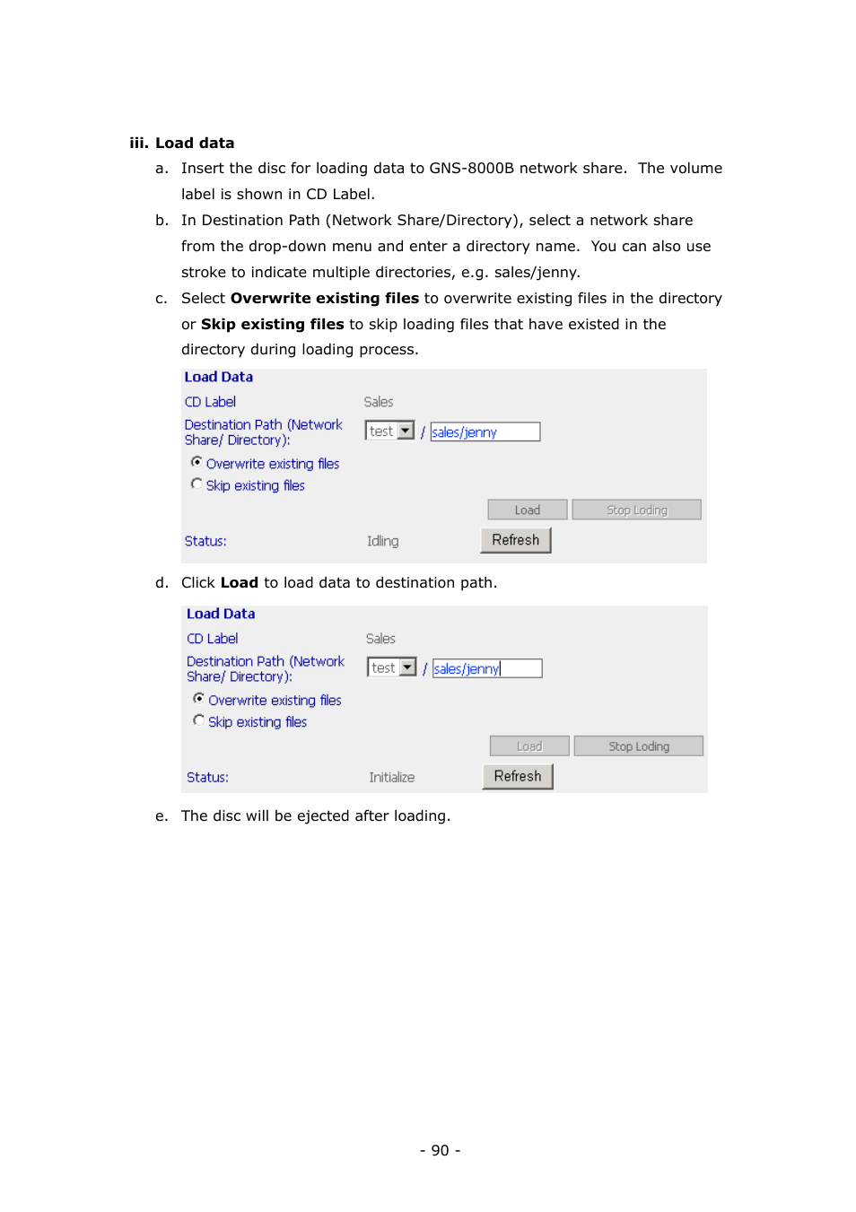 LevelOne 4-bay Sata NAS w/2 Gigabit Ethernet GNS-8000B User Manual | Page 90 / 135