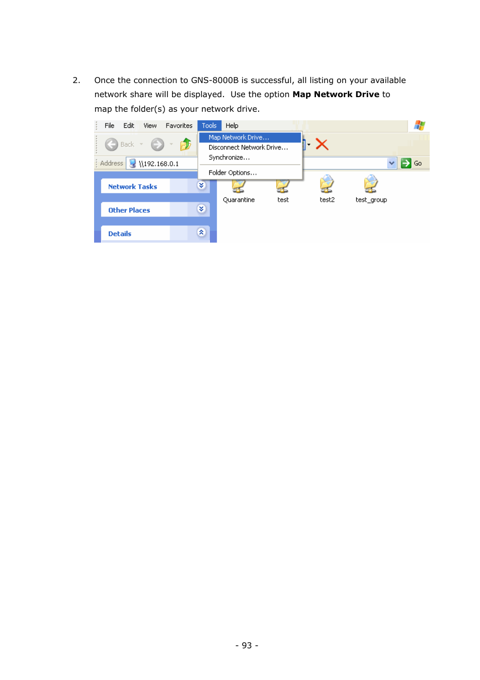 LevelOne 4-bay Sata NAS w/2 Gigabit Ethernet GNS-8000B User Manual | Page 93 / 135