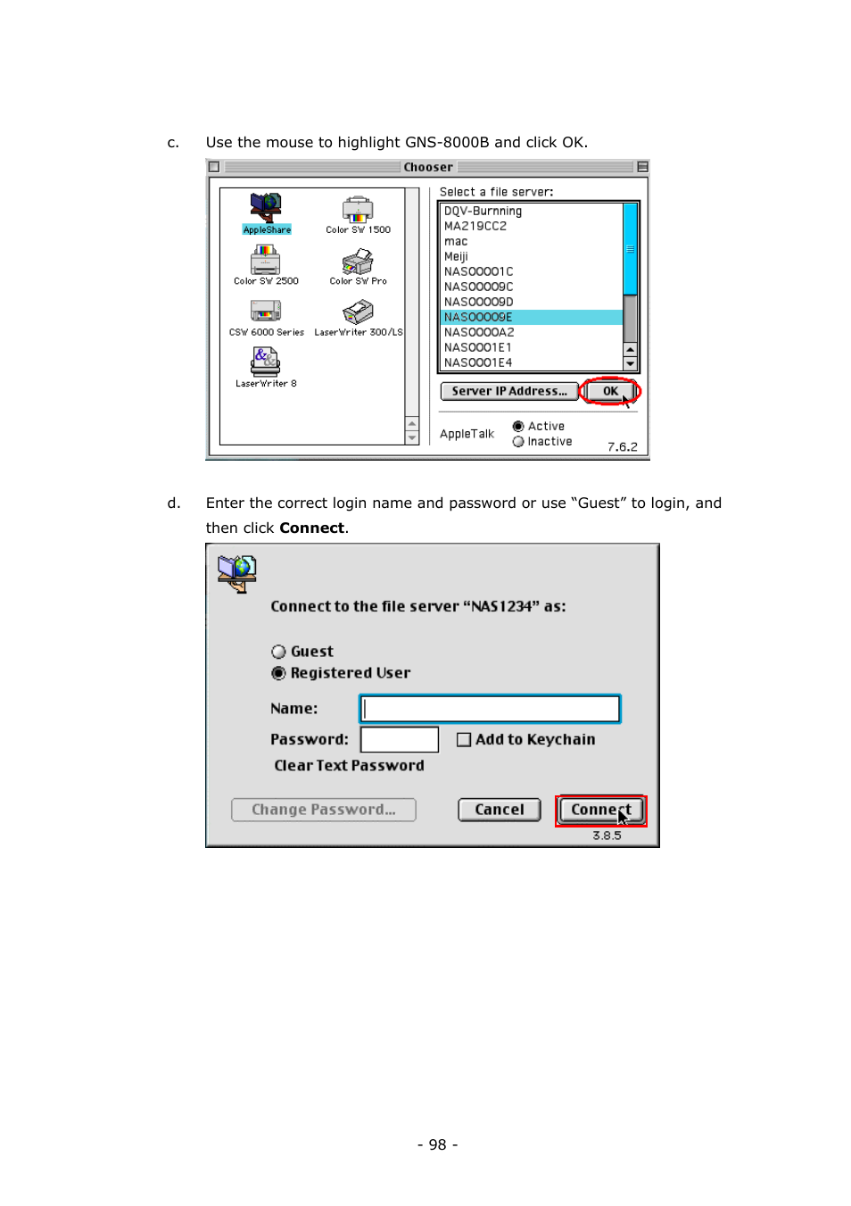 LevelOne 4-bay Sata NAS w/2 Gigabit Ethernet GNS-8000B User Manual | Page 98 / 135