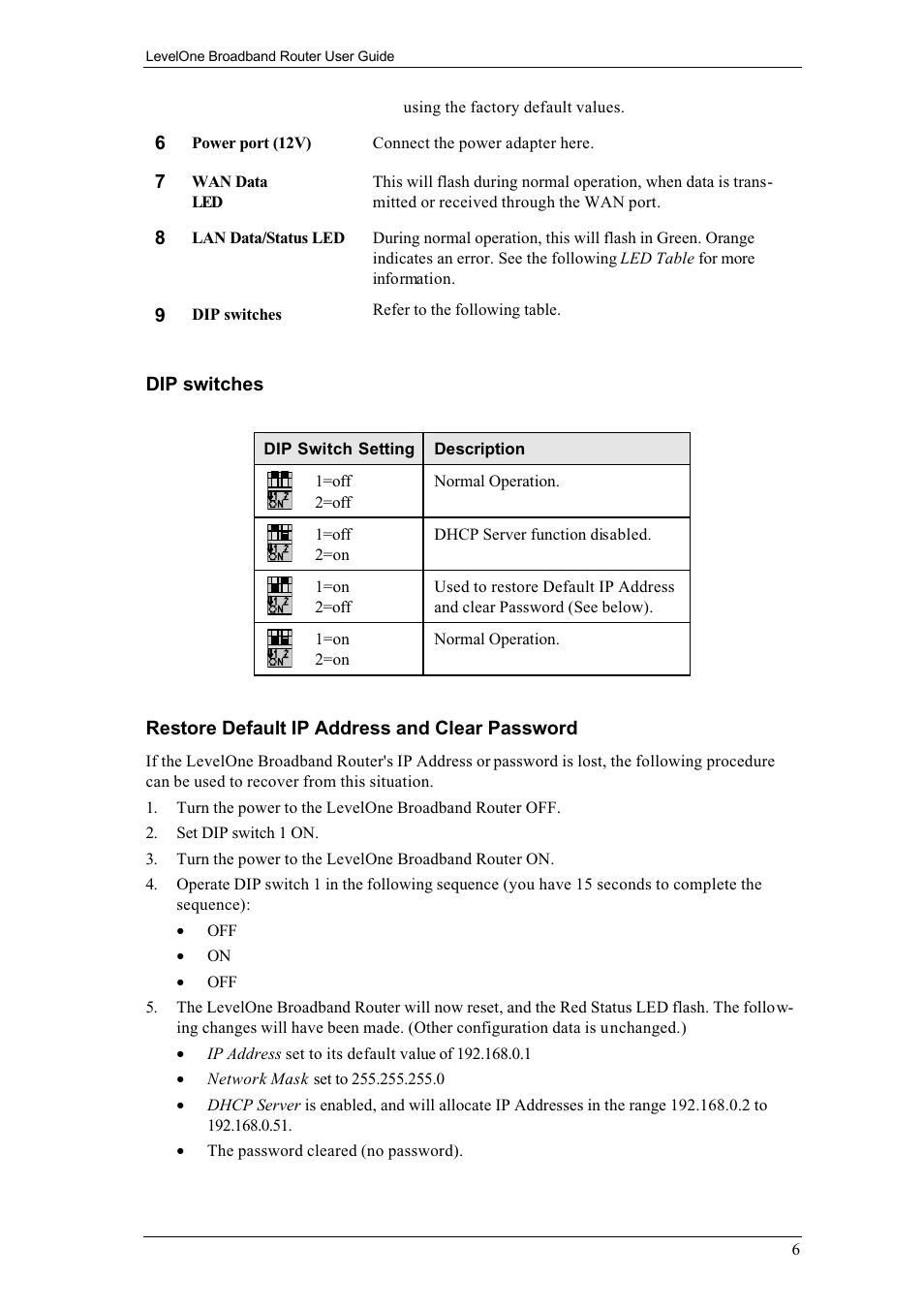 LevelOne FBR-1400TX User Manual | Page 10 / 93