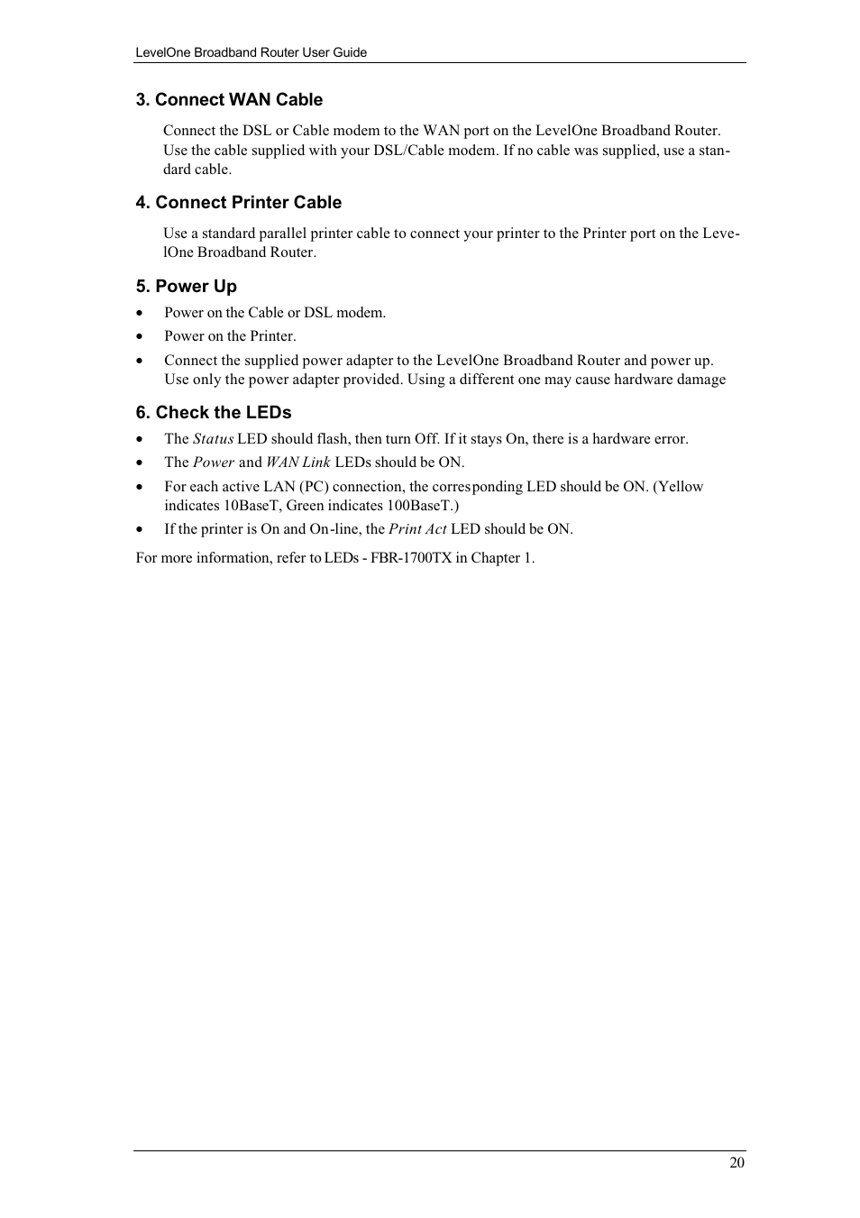 LevelOne FBR-1400TX User Manual | Page 24 / 93