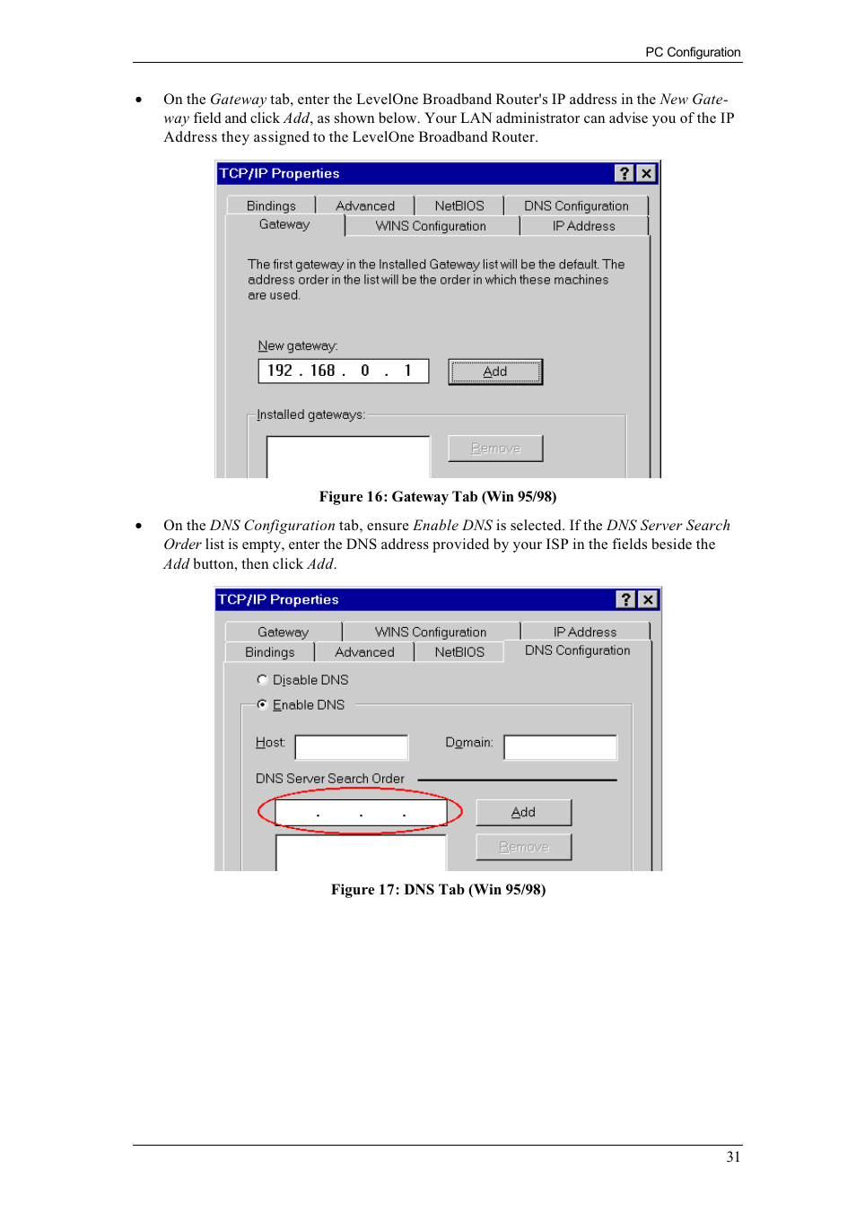 LevelOne FBR-1400TX User Manual | Page 35 / 93