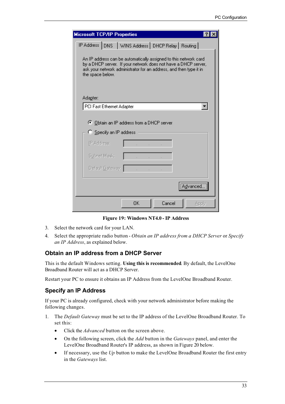 LevelOne FBR-1400TX User Manual | Page 37 / 93