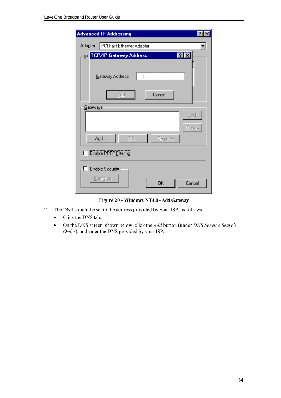 LevelOne FBR-1400TX User Manual | Page 38 / 93
