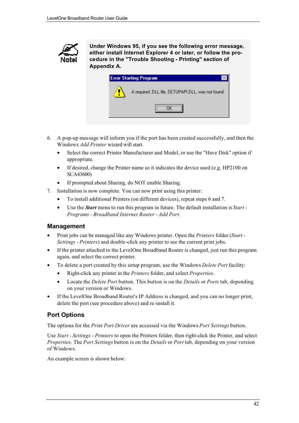 LevelOne FBR-1400TX User Manual | Page 46 / 93