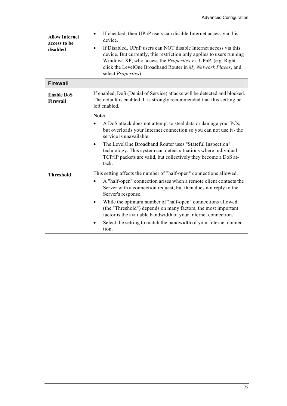 LevelOne FBR-1400TX User Manual | Page 79 / 93