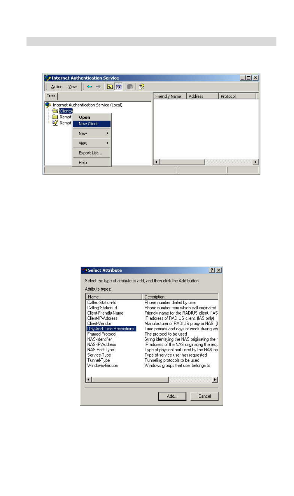 Internet authentication service (radius) setup | LevelOne WBR-3407 11g User Manual | Page 47 / 99