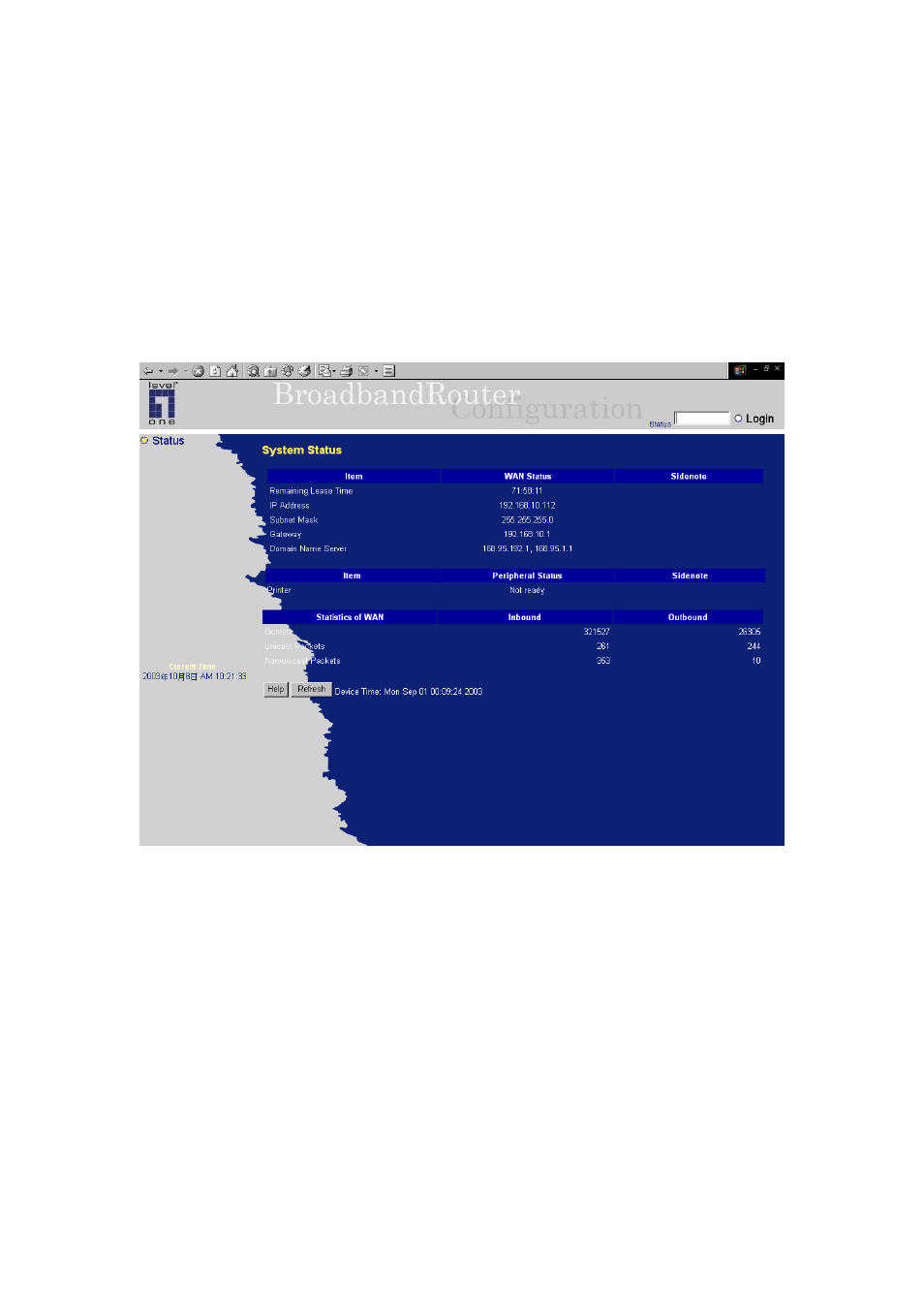 Chapter 4 configuring nat router | LevelOne NetCon FBR-1409TX User Manual | Page 15 / 88