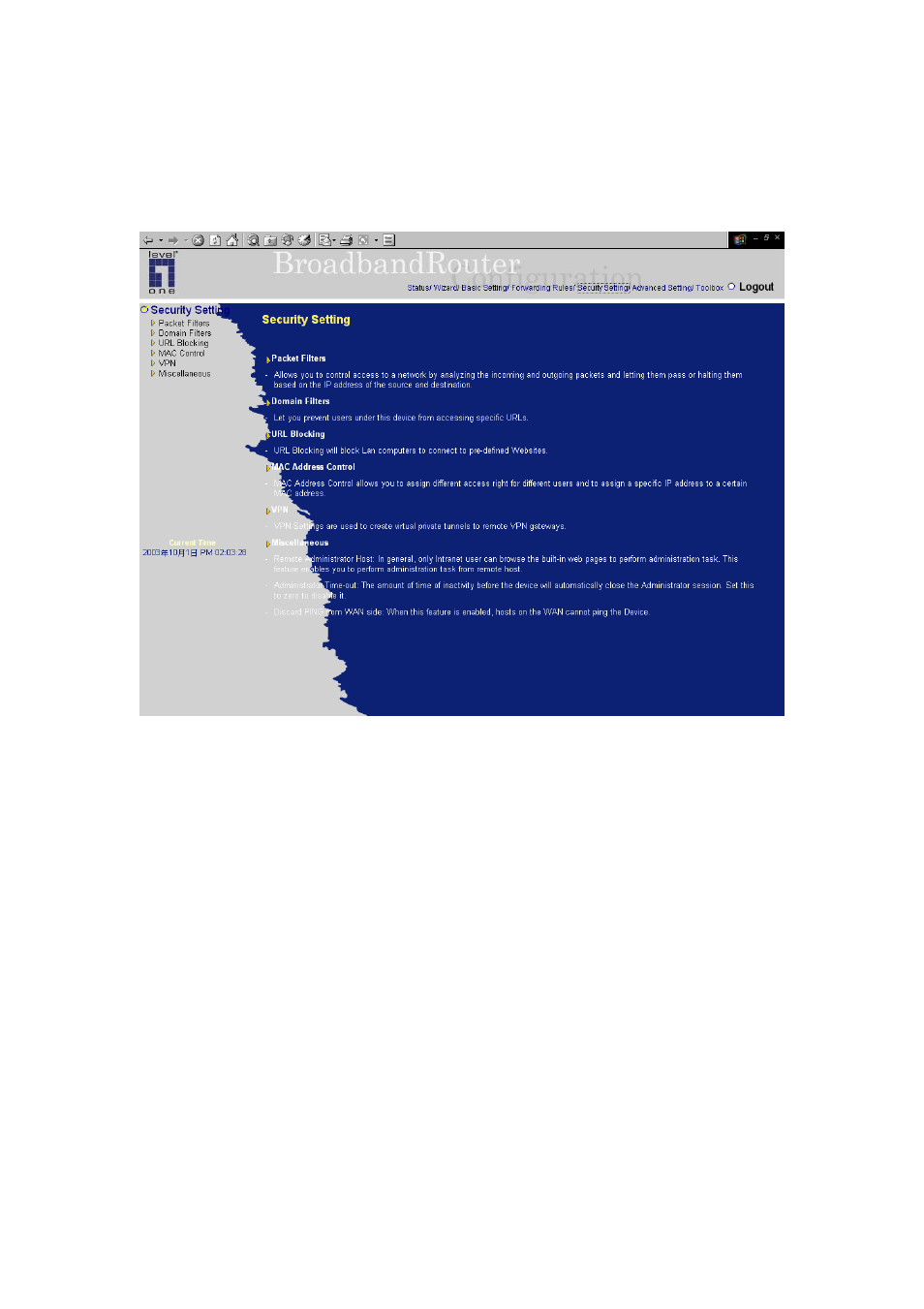 LevelOne NetCon FBR-1409TX User Manual | Page 32 / 88