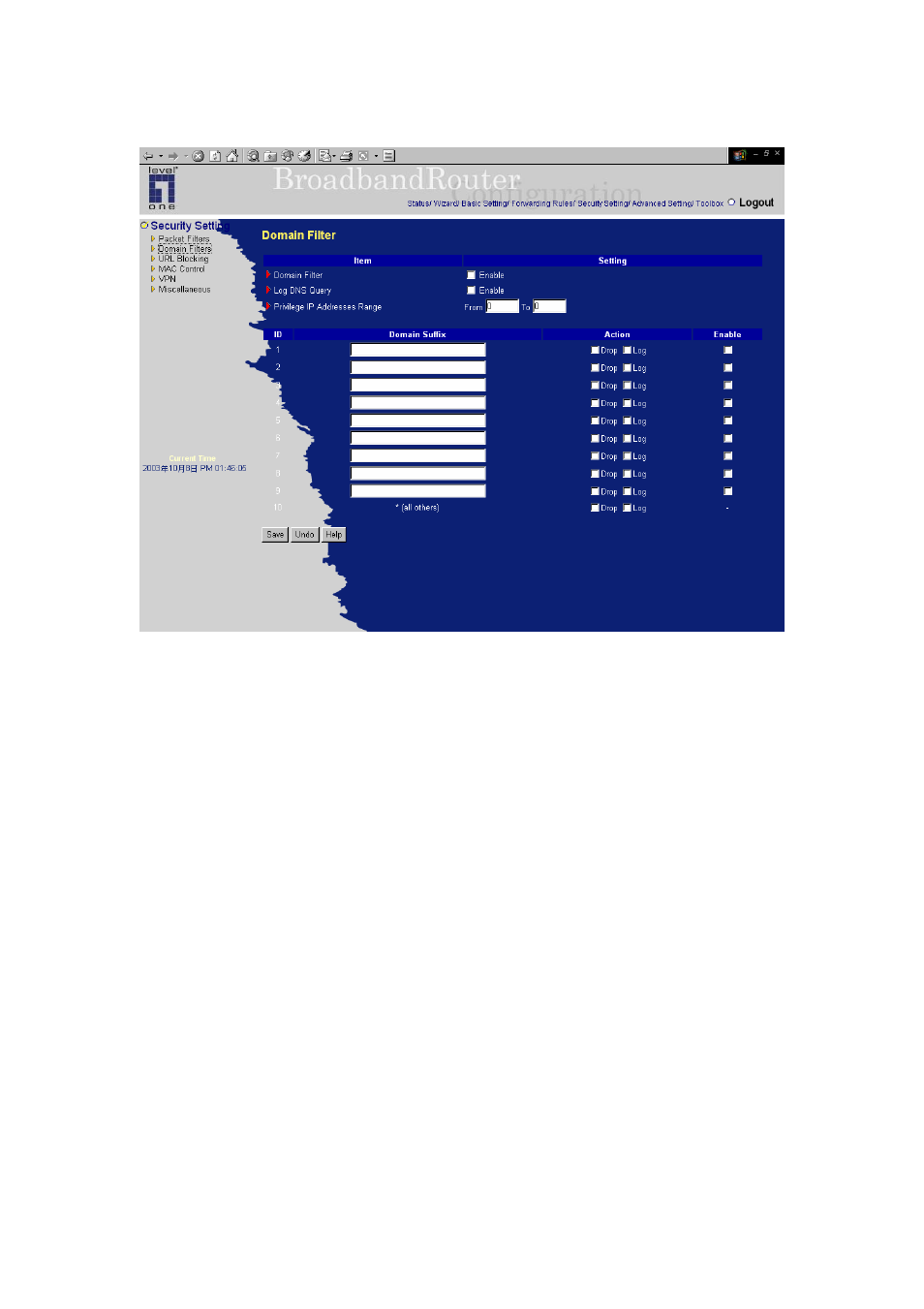 LevelOne NetCon FBR-1409TX User Manual | Page 38 / 88