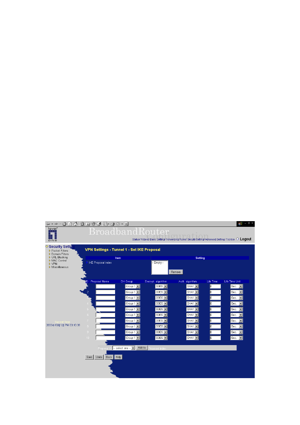 LevelOne NetCon FBR-1409TX User Manual | Page 46 / 88
