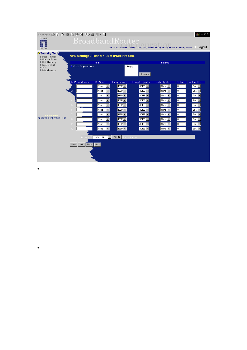 LevelOne NetCon FBR-1409TX User Manual | Page 48 / 88