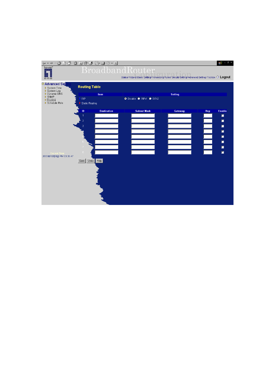LevelOne NetCon FBR-1409TX User Manual | Page 58 / 88
