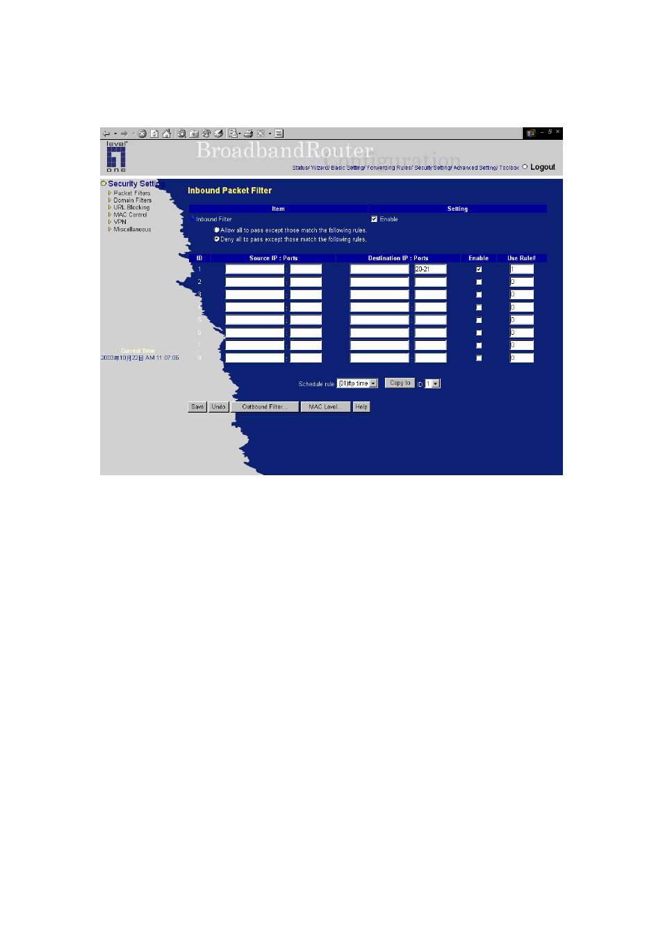 LevelOne NetCon FBR-1409TX User Manual | Page 63 / 88