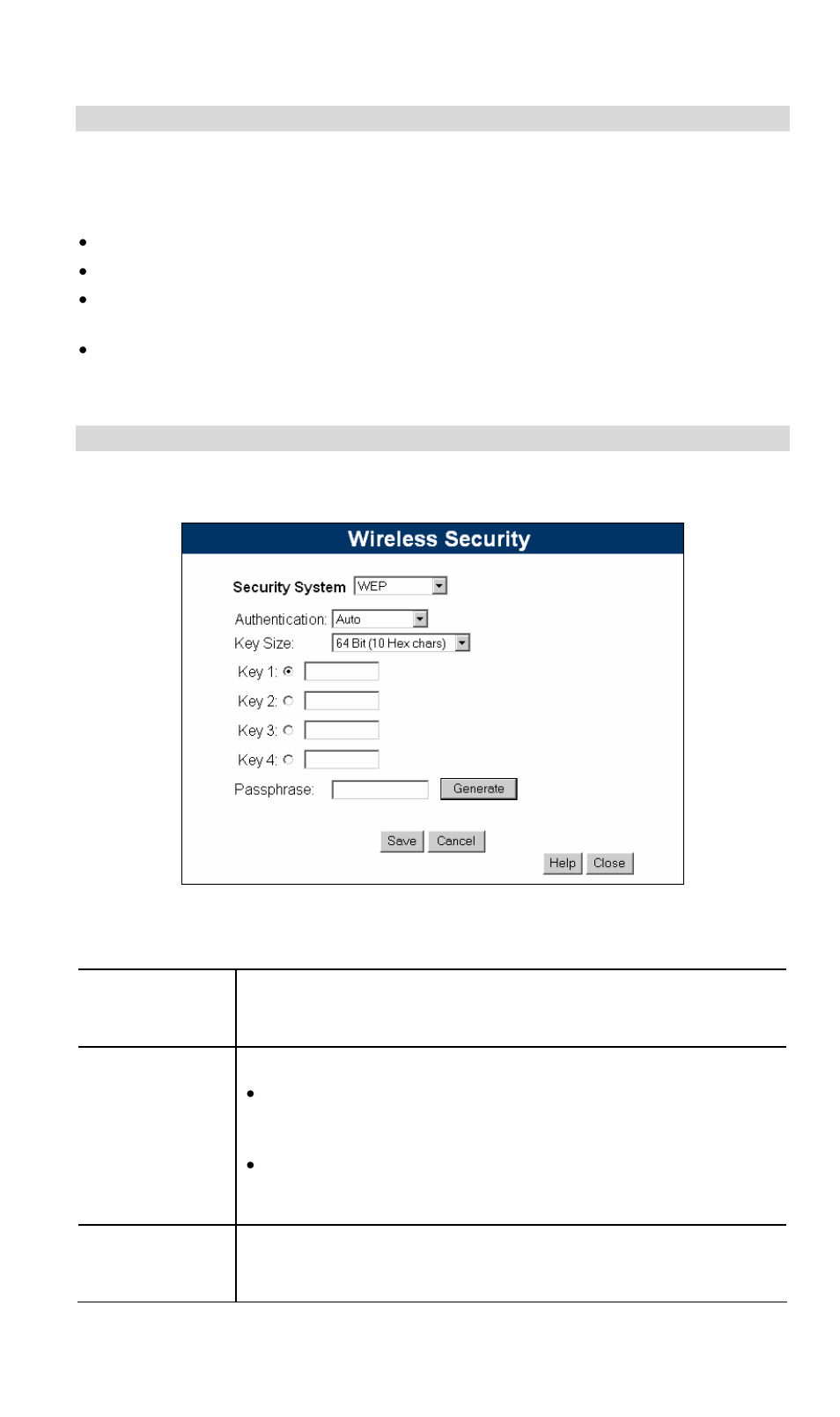 Wireless security, Wireless security - wep | LevelOne WBR-3407 User Manual | Page 21 / 99